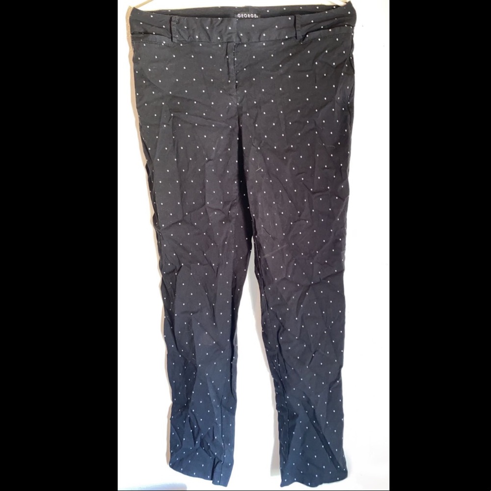 Women’s blank and white George dress pants